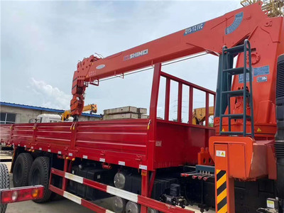 石煤12噸隨車吊出售 東風暢行后八輪平板車價格與配置解析